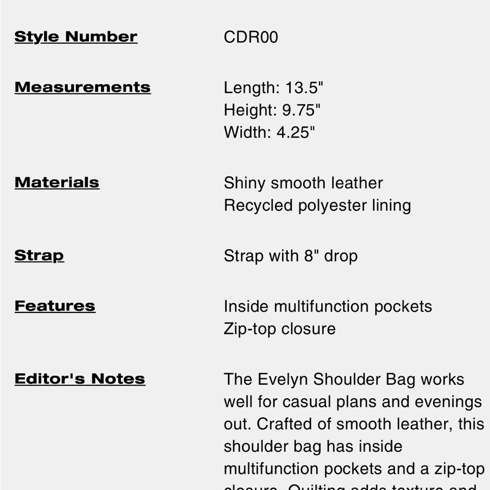 Coach Evelyn Bag - Picture 8 of 8